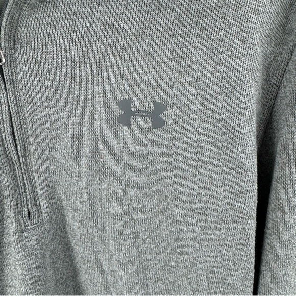 Under Armour 1/4 Zip Longsleeve Sweatshirt/ Sweater - Picture 6 of 8